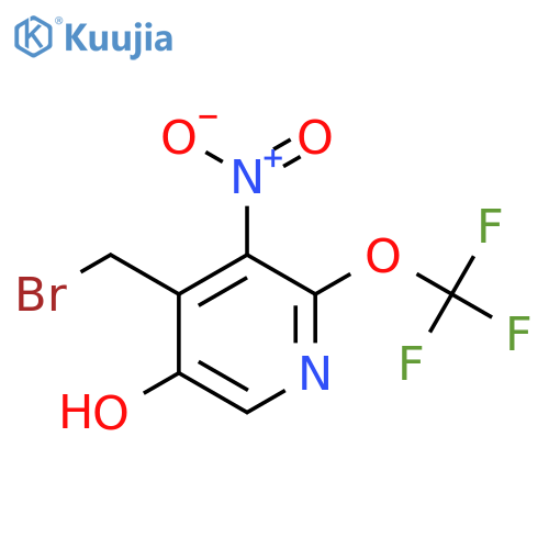 4-(Bromomethyl)-5-hydroxy-3-nitro-2-(trifluoromethoxy)pyridine structure