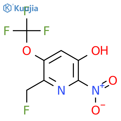 2-(Fluoromethyl)-5-hydroxy-6-nitro-3-(trifluoromethoxy)pyridine structure