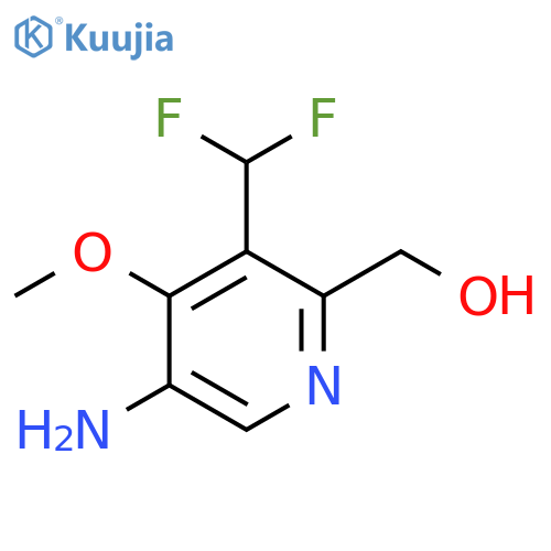 5-Amino-3-(difluoromethyl)-4-methoxypyridine-2-methanol structure