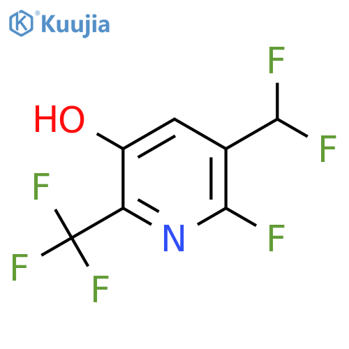 3-(Difluoromethyl)-2-fluoro-5-hydroxy-6-(trifluoromethyl)pyridine structure
