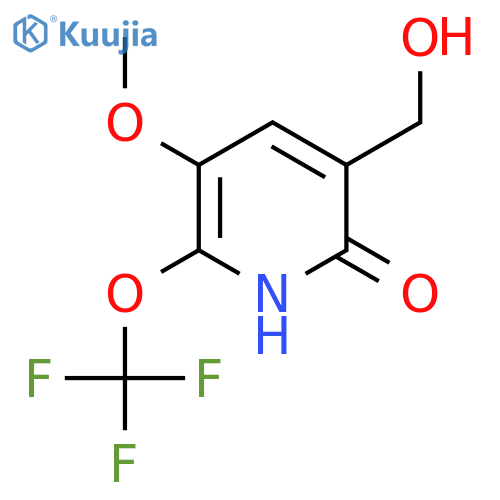 2-Hydroxy-5-methoxy-6-(trifluoromethoxy)pyridine-3-methanol structure
