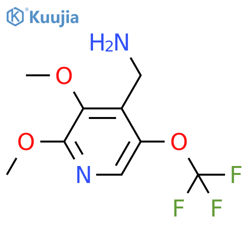 4-(Aminomethyl)-2,3-dimethoxy-5-(trifluoromethoxy)pyridine structure