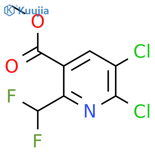 Methyl 2,3-dichloro-6-(difluoromethyl)pyridine-5-carboxylate structure