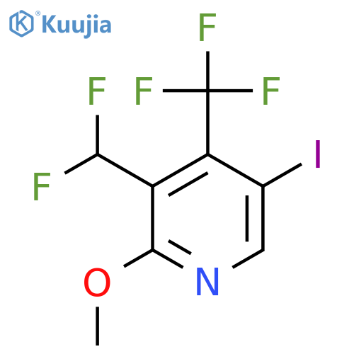 3-(Difluoromethyl)-5-iodo-2-methoxy-4-(trifluoromethyl)pyridine structure