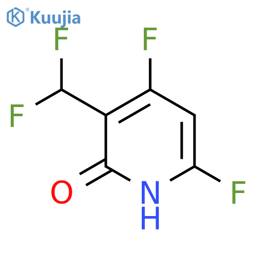 4,6-Difluoro-3-(difluoromethyl)-2-hydroxypyridine structure