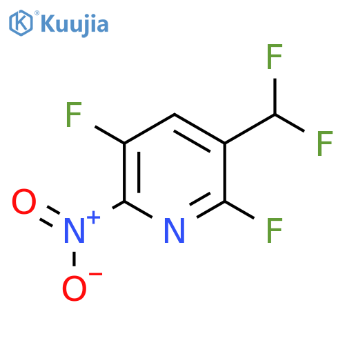 2,5-Difluoro-3-(difluoromethyl)-6-nitropyridine structure