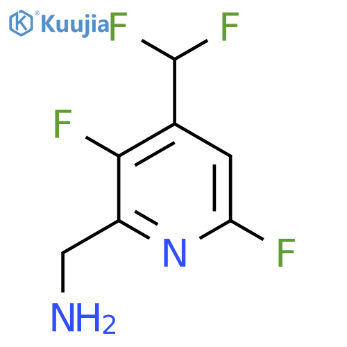 2-(Aminomethyl)-3,6-difluoro-4-(difluoromethyl)pyridine structure