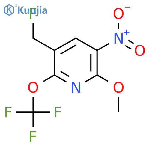 5-(Fluoromethyl)-2-methoxy-3-nitro-6-(trifluoromethoxy)pyridine structure