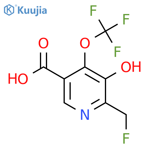 2-(Fluoromethyl)-3-hydroxy-4-(trifluoromethoxy)pyridine-5-carboxylic acid structure