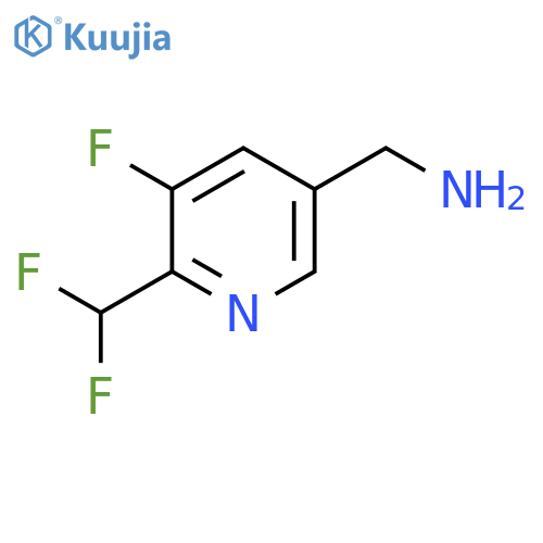 5-(Aminomethyl)-2-(difluoromethyl)-3-fluoropyridine structure