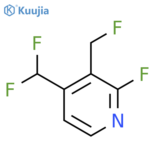 4-(Difluoromethyl)-2-fluoro-3-(fluoromethyl)pyridine structure