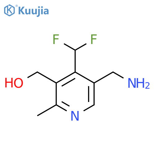 5-(Aminomethyl)-4-(difluoromethyl)-2-methylpyridine-3-methanol structure