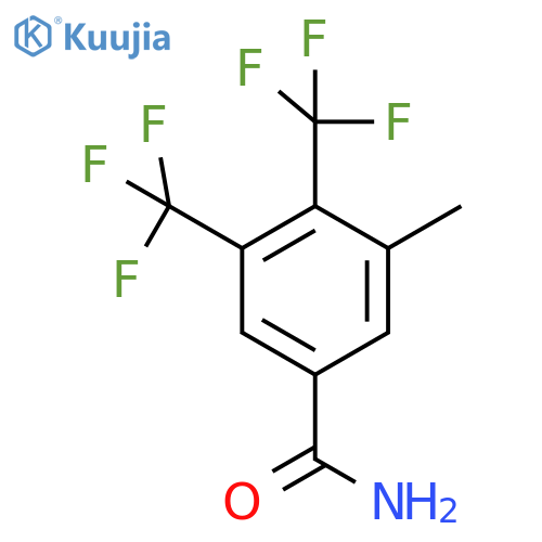 3,4-Bis(trifluoromethyl)-5-methylbenzamide structure