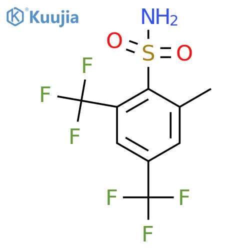 2,4-Bis(trifluoromethyl)-6-methylbenzenesulfonamide structure