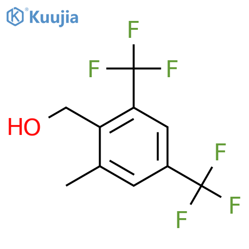 2,4-Bis(trifluoromethyl)-6-methylbenzyl alcohol structure