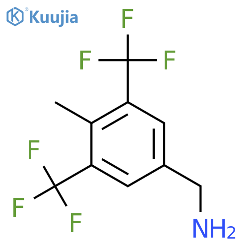 3,5-Bis(trifluoromethyl)-4-methylbenzylamine structure