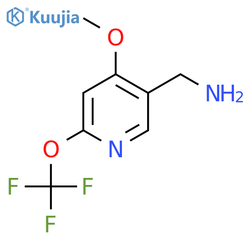 5-(Aminomethyl)-4-methoxy-2-(trifluoromethoxy)pyridine structure