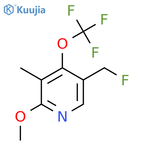 5-(Fluoromethyl)-2-methoxy-3-methyl-4-(trifluoromethoxy)pyridine structure