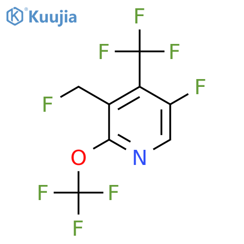 5-Fluoro-3-(fluoromethyl)-2-(trifluoromethoxy)-4-(trifluoromethyl)pyridine structure