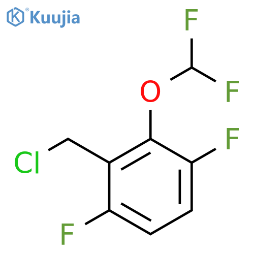3,6-Difluoro-2-(difluoromethoxy)benzyl chloride structure