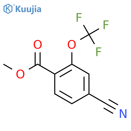 Methyl 4-cyano-2-(trifluoromethoxy)benzoate structure