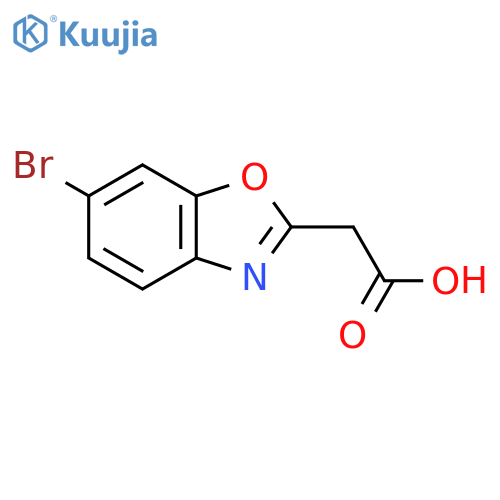 6-Bromobenzo[d]oxazole-2-acetic acid structure