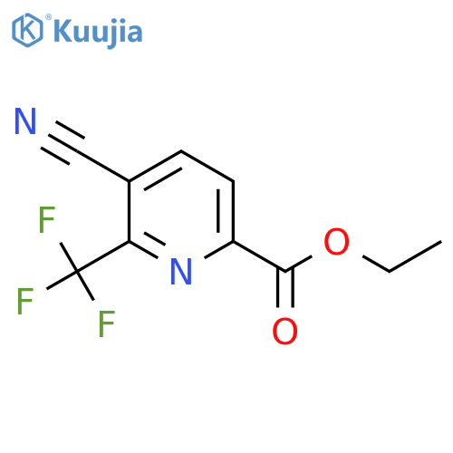 Ethyl 5-cyano-6-(trifluoromethyl)picolinate structure