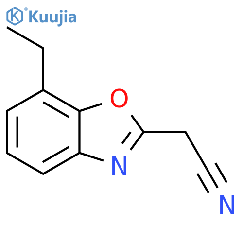 7-Ethylbenzo[d]oxazole-2-acetonitrile structure