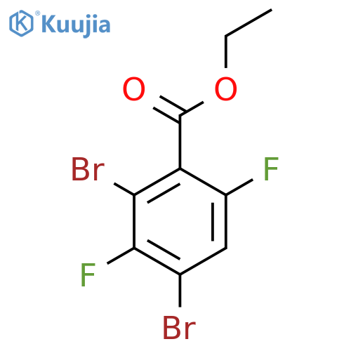 Ethyl 2,4-dibromo-3,6-difluorobenzoate structure