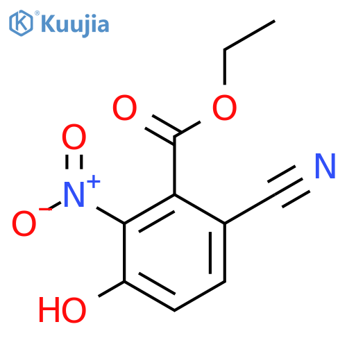 Ethyl 6-cyano-3-hydroxy-2-nitrobenzoate structure