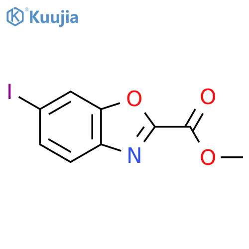 Methyl 6-iodobenzo[d]oxazole-2-carboxylate structure