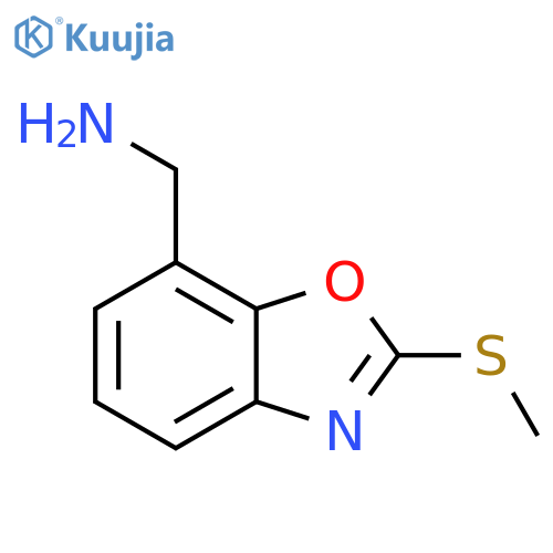 7-(Aminomethyl)-2-(methylthio)benzo[d]oxazole structure