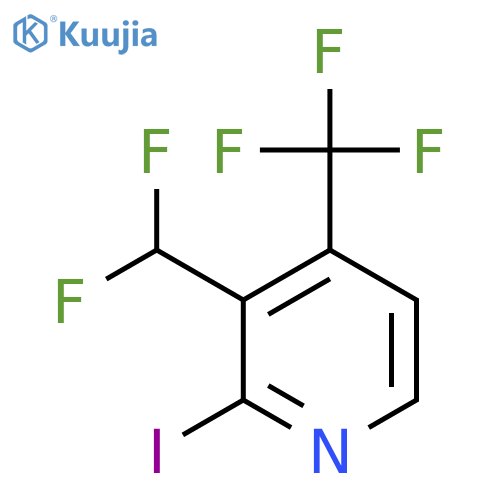 3-Difluoromethyl-2-iodo-4-(trifluoromethyl)pyridine structure