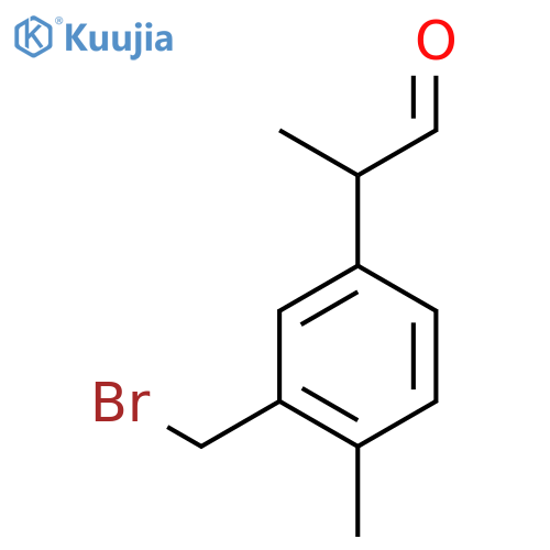 3-(Bromomethyl)-4-methylphenylpropanal structure