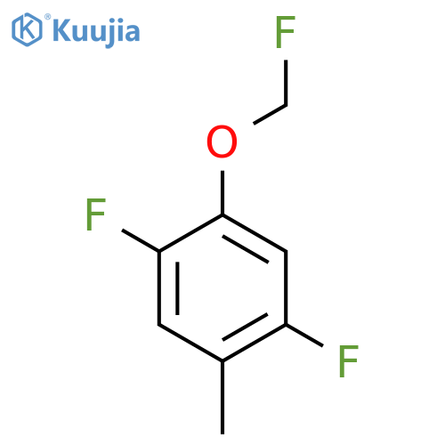 2,5-Difluoro-4-(fluoromethoxy)toluene structure
