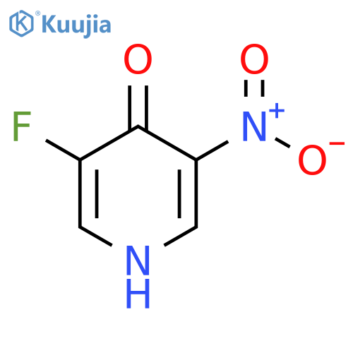 3-Fluoro-4-hydroxy-5-nitropyridine structure