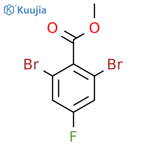 METHYL 2,6-DIBROMO-4-FLUOROBENZOATE structure