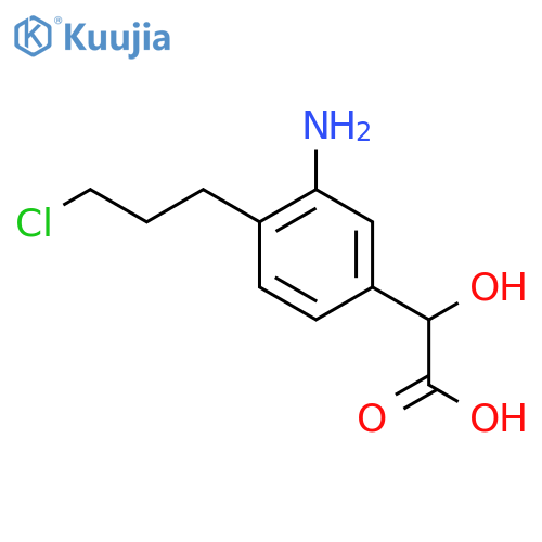3-Amino-4-(3-chloropropyl)mandelic acid structure