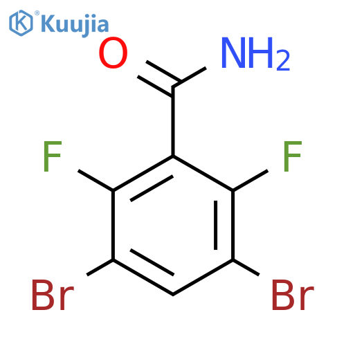 3,5-Dibromo-2,6-difluorobenzamide structure