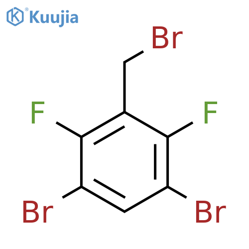 3,5-Dibromo-2,6-difluorobenzyl bromide structure
