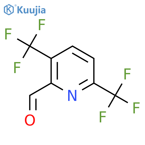 3,6-Bis(trifluoromethyl)picolinaldehyde structure