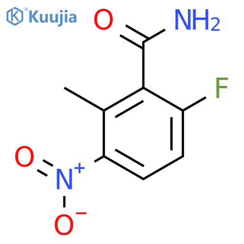 6-Fluoro-2-methyl-3-nitrobenzamide structure