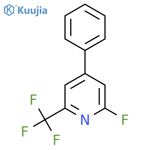 2-Fluoro-4-phenyl-6-(trifluoromethyl)pyridine structure