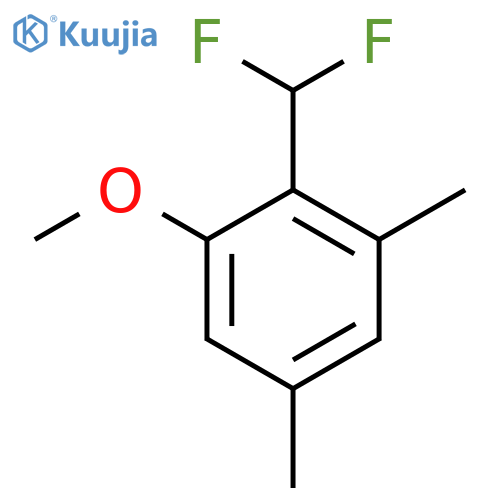 2-Difluoromethyl-3,5-dimethylanisole structure