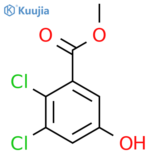 Methyl 2,3-dichloro-5-hydroxybenzoate structure