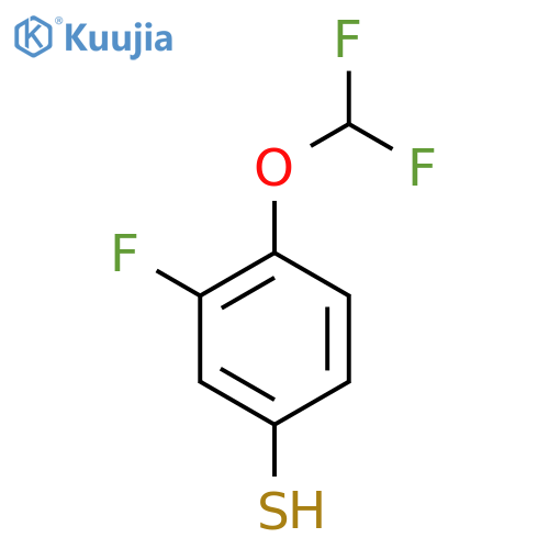 4-Difluoromethoxy-3-fluorothiophenol structure