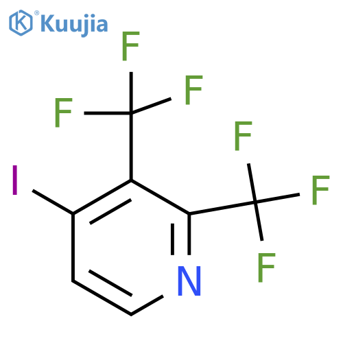 2,3-Bis(trifluoromethyl)-4-iodopyridine structure
