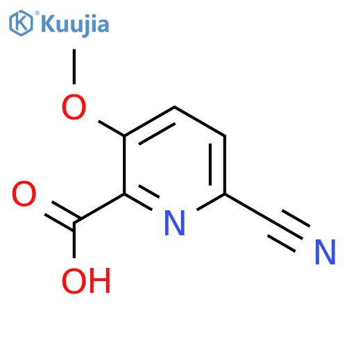 6-Cyano-3-methoxypicolinic acid structure