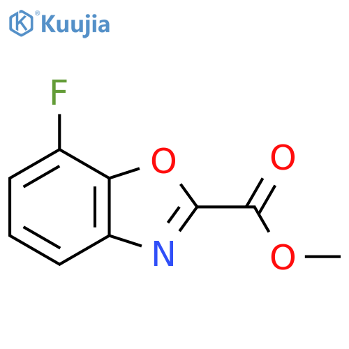 Methyl 7-fluorobenzoxazole-2-carboxylate structure