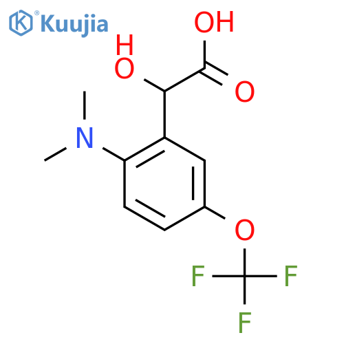 2-Dimethylamino-5-(trifluoromethoxy)mandelic acid structure